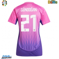 Tyskland Ilkay Gundogan #21 Bortedrakt Dame EM 2024 Kortermet